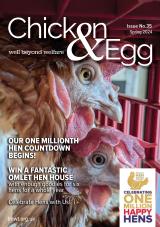 Magazine cover for Chicken & Egg Spring 2024