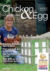 Magazine cover for Chicken & Egg Autumn 2024