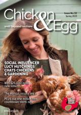 Magazine cover for Chicken & Egg Spring 2023