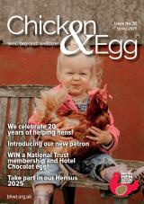 Magazine cover for Chicken & Egg Spring 2025