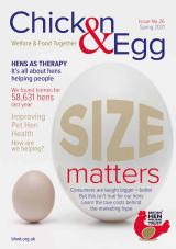 Magazine cover for Chicken & Egg Spring 2021