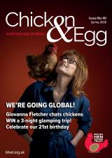 Magazine cover for Chicken & Egg Spring 2026