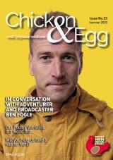 Magazine cover for Chicken & Egg Summer 2023