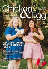 Magazine cover for Chicken & Egg Autumn 2023