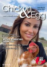 Magazine cover for Chicken & Egg Autumn 2022